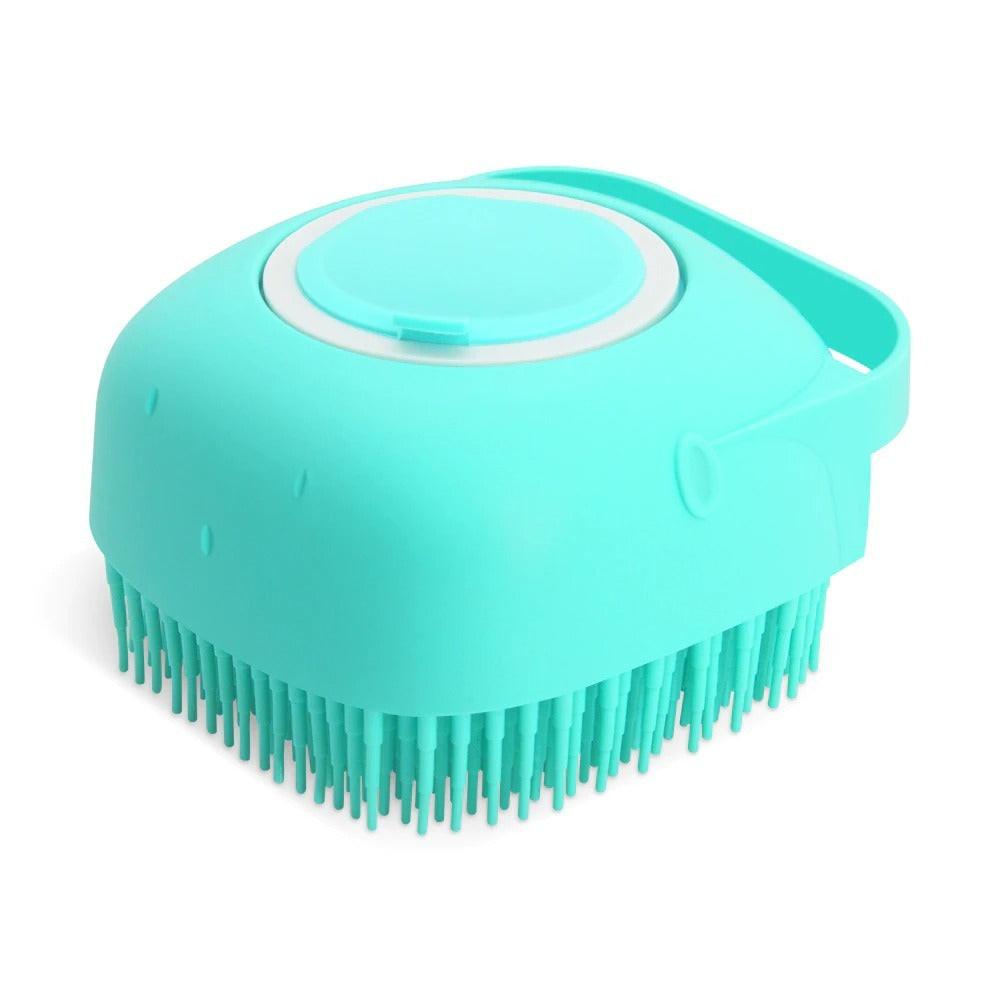 Pet Dog Shampoo Massager Brush Cat Massage Comb Grooming Scrubber Shower Brush For Bathing Short Hair Soft Silicone Brushes.
