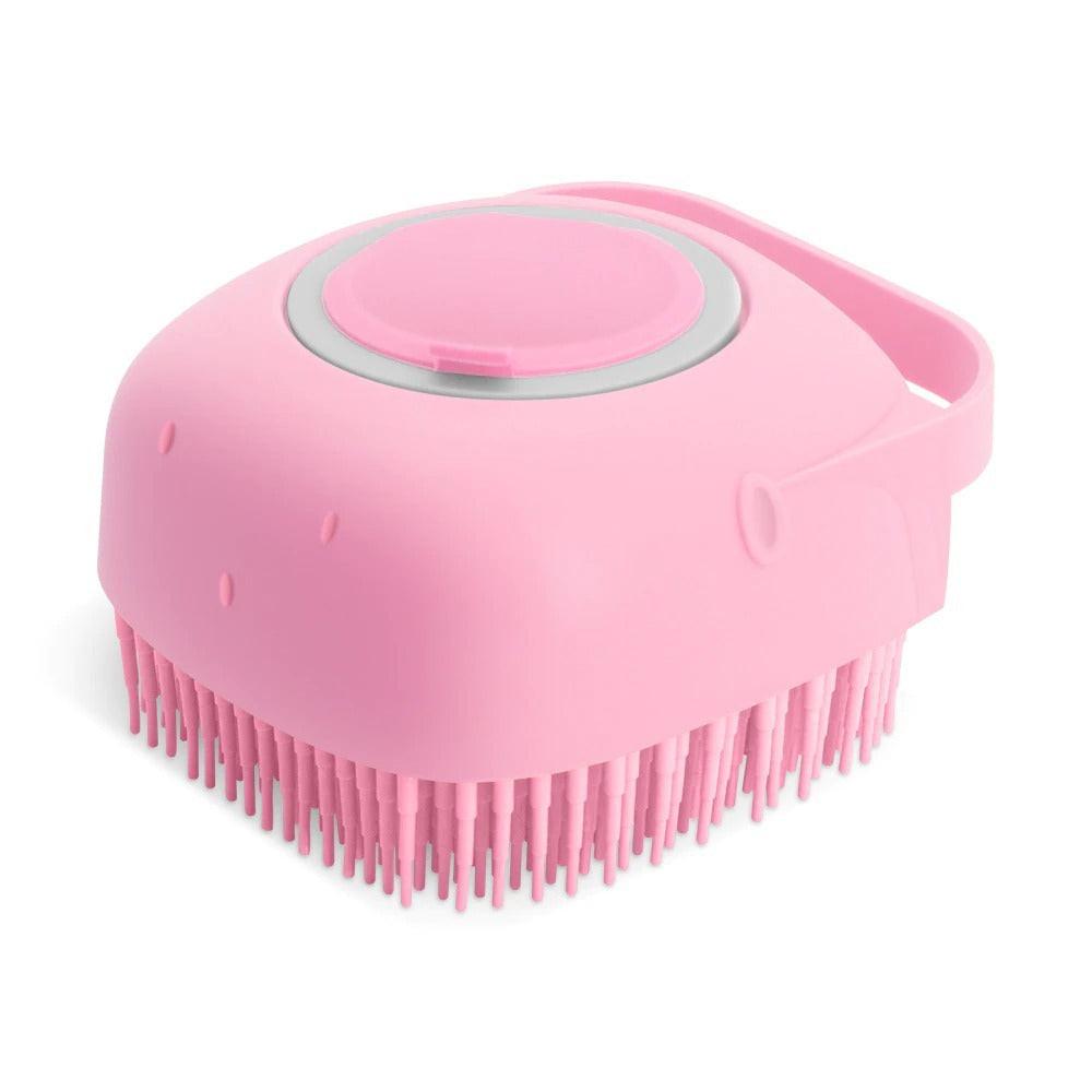 Pet Dog Shampoo Massager Brush Cat Massage Comb Grooming Scrubber Shower Brush For Bathing Short Hair Soft Silicone Brushes.