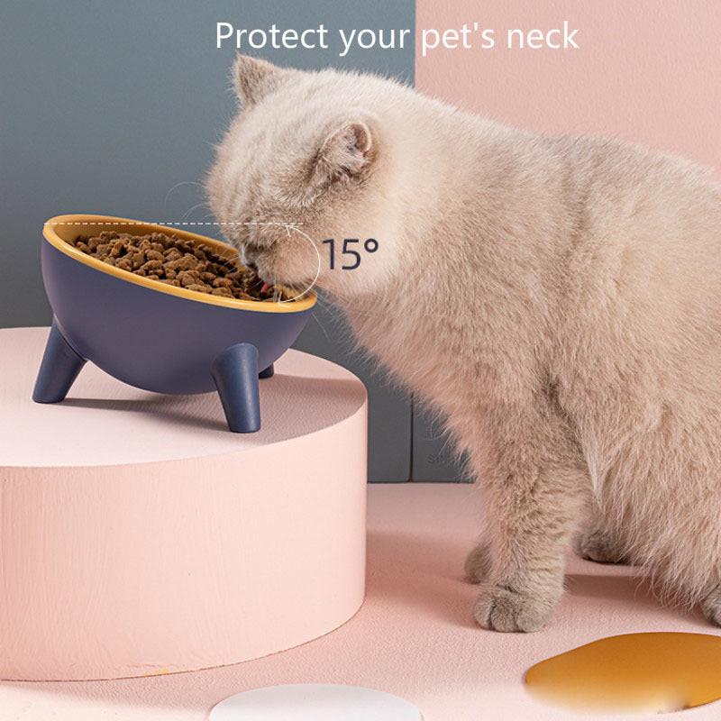 Cat Dog Bowl With Stand Pet Feeding Food Bowls Dogs Bunny Rabbit Nordic Color Feeder Product Supplies Pet Accessories.