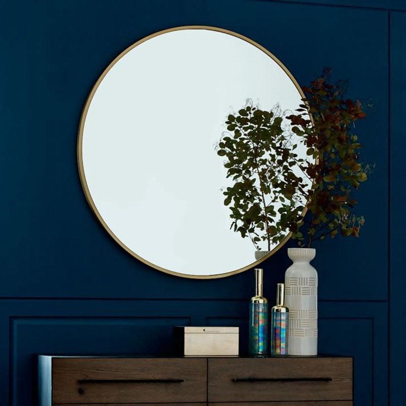 Bathroom wall bathroom mirror wall hanging decorative mirror.