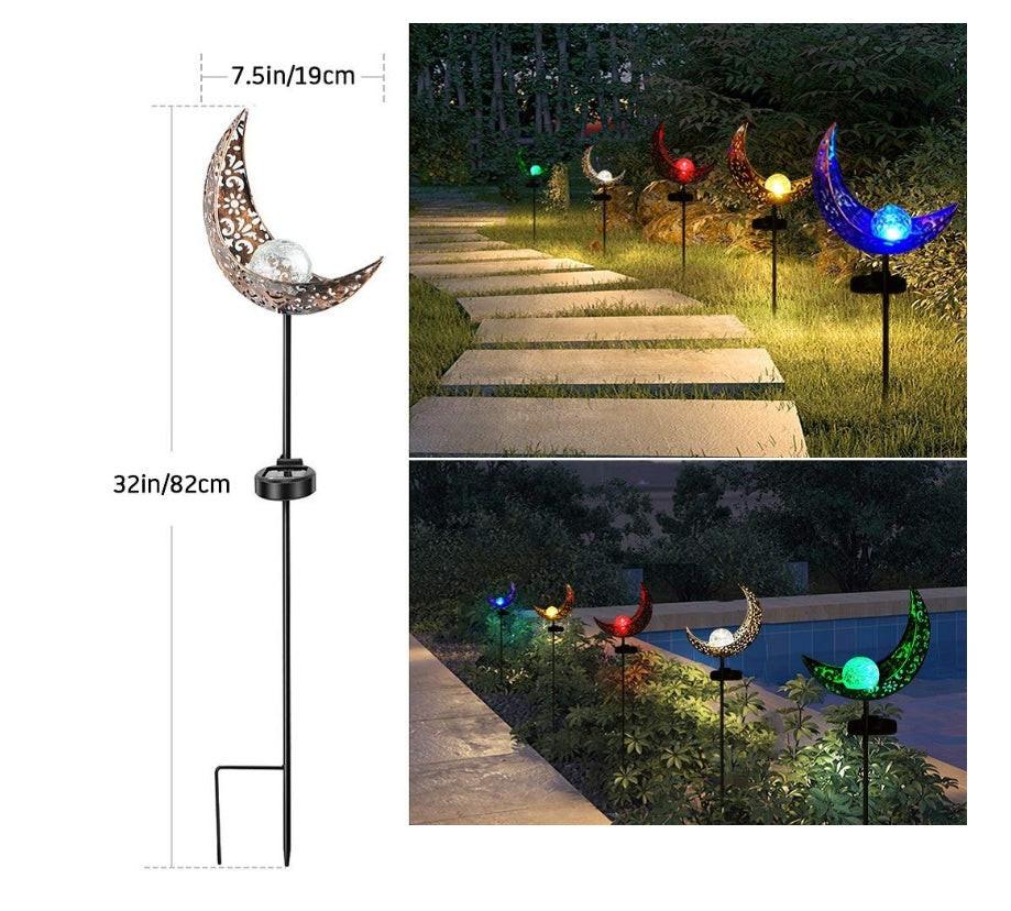 LED Solar Flame Light Metal LED Garden Light Flame Effect Lamp Waterproof Outdoor Lights Landscape Lights Solar Decorative Light.