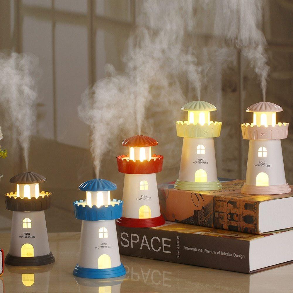 Home lighthouse humidifier.