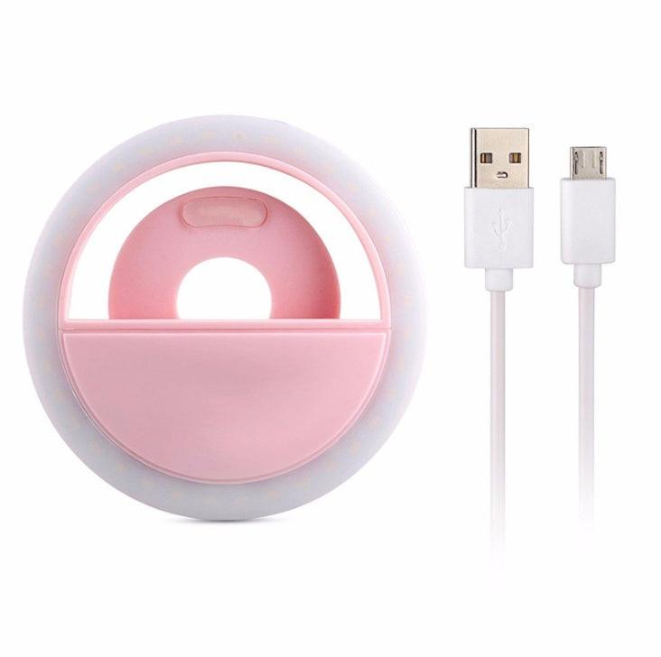 Mobile phone fill light USB charging model rk12 mobile phone self-timer beauty fill light.