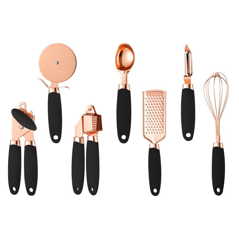Kitchen Household Peeler Gadget Copper Plating Set.