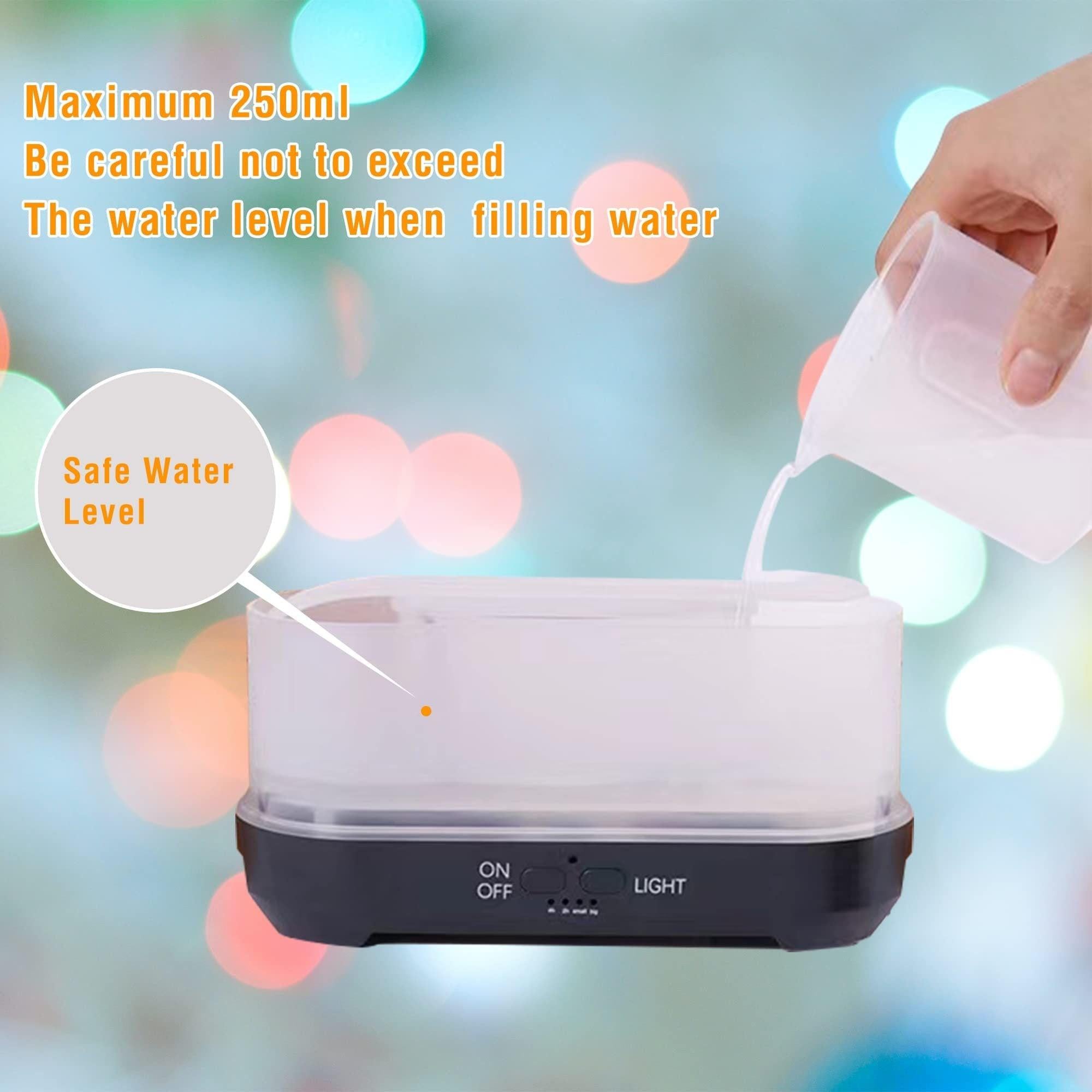 Christmas Snowflake Pattern Humidifier Household Colorful Aromatherapy Humidifier Atmosphere Colorful Diffuser.
