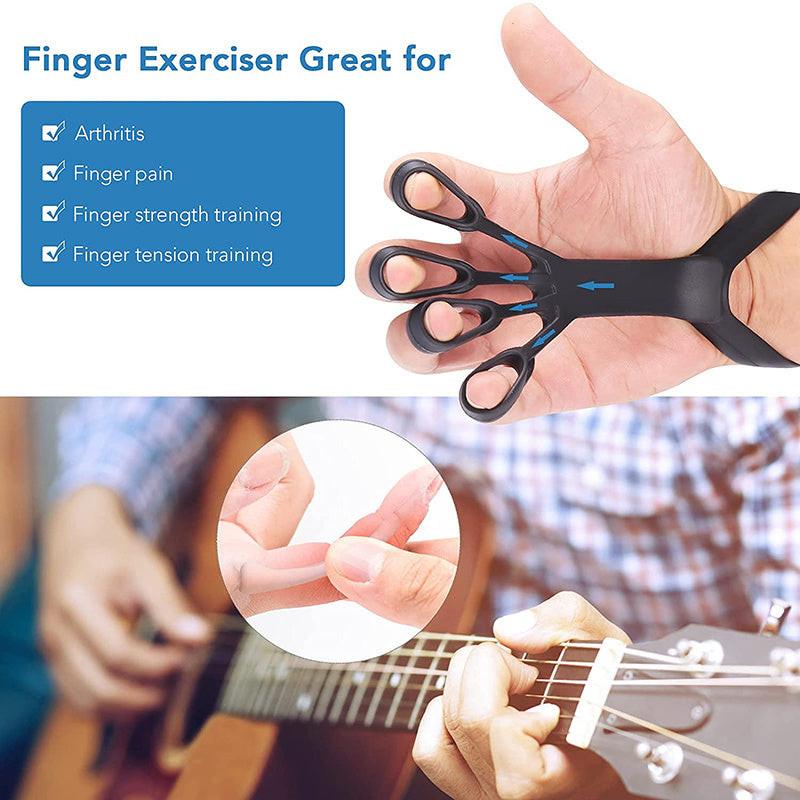 Silicone Grip Device Finger Exercise Stretcher Arthritis Hand Grip Trainer Strengthen Rehabilitation Training To Relieve Pain.
