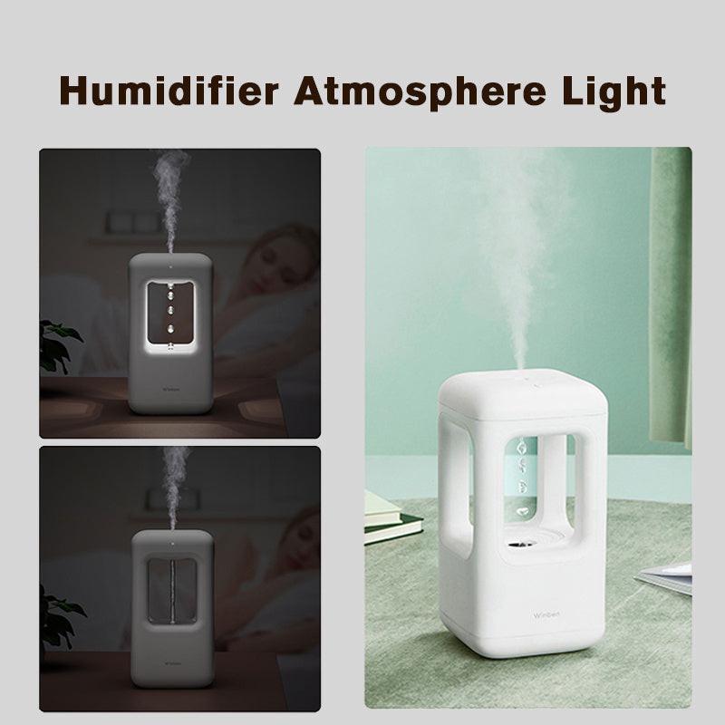 New Air Humidifier Home Quiet Bedroom Anti-Gravity Water Drop Humidifier Atmosphere Light.