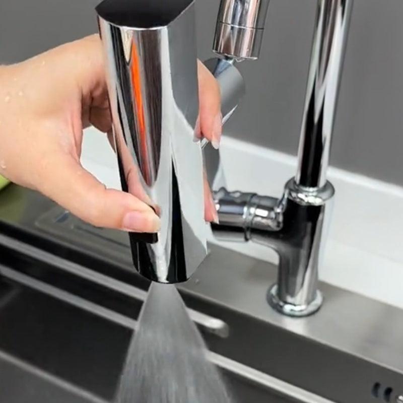 Kitchen Faucet Waterfall Outlet Splash Proof Universal Rotating Bubbler Multifunctional Water Nozzle Extension Kitchen Gadgets.