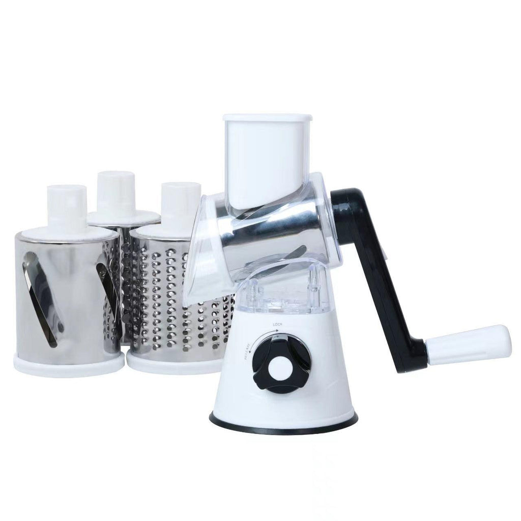 Food Processor Vegetable Chopper Kitchen Roller Gadgets Tool Vegetable Cutter Round Slicer Graters Potato Carrot Cheese Shredder.