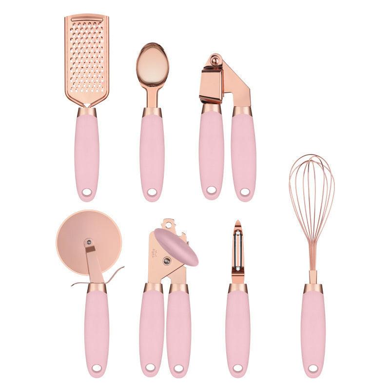 Kitchen Household Peeler Gadget Copper Plating Set.
