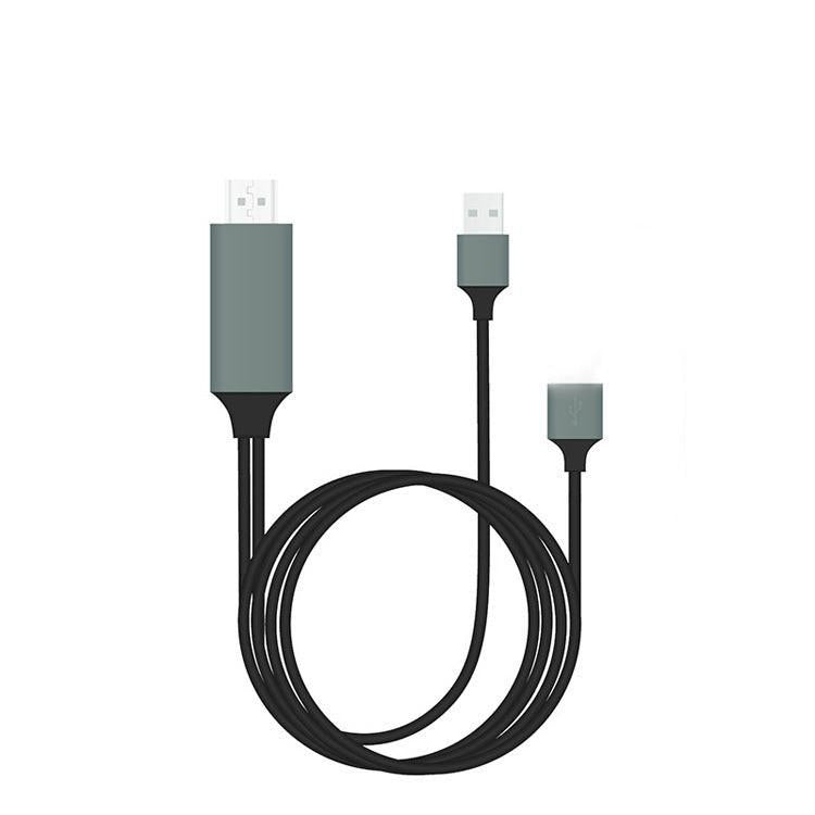 Type-C To HDMI Three In One Mobile Phone Projection Cable.