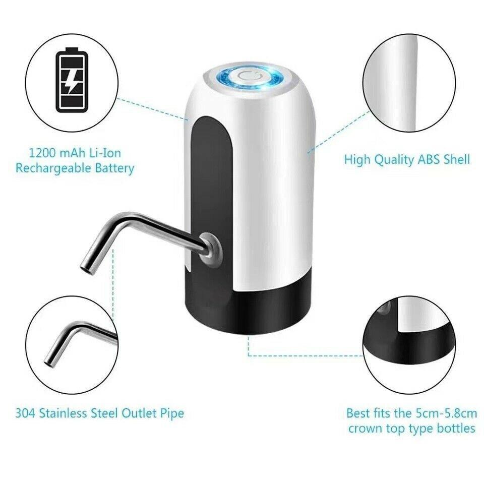 Water Bottle Electric Automatic Universal Dispenser 5 Gallon USB USB Water Dispenser Automatic Drinking Water Bottle.