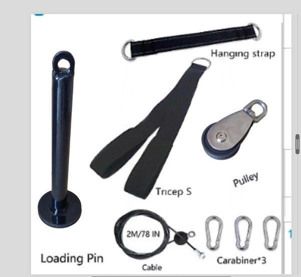 Portable limited fitness equipment.