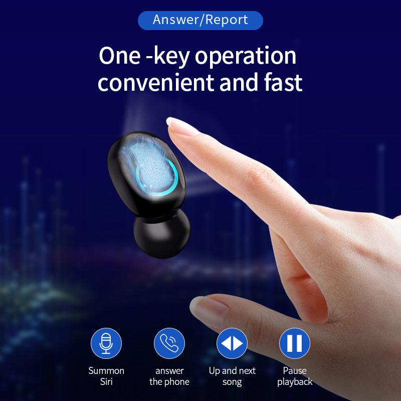 Wireless bluetooth headset.