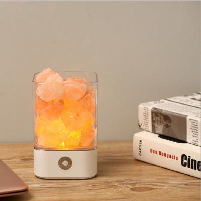 USB Crystal Light Himalayan Salt LED Lamp.