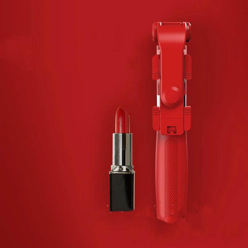 Compatible with Apple, Tripod Selfie Stick Mobile Universal Live Triangle Bracket One Bluetooth Selfie Artifact.