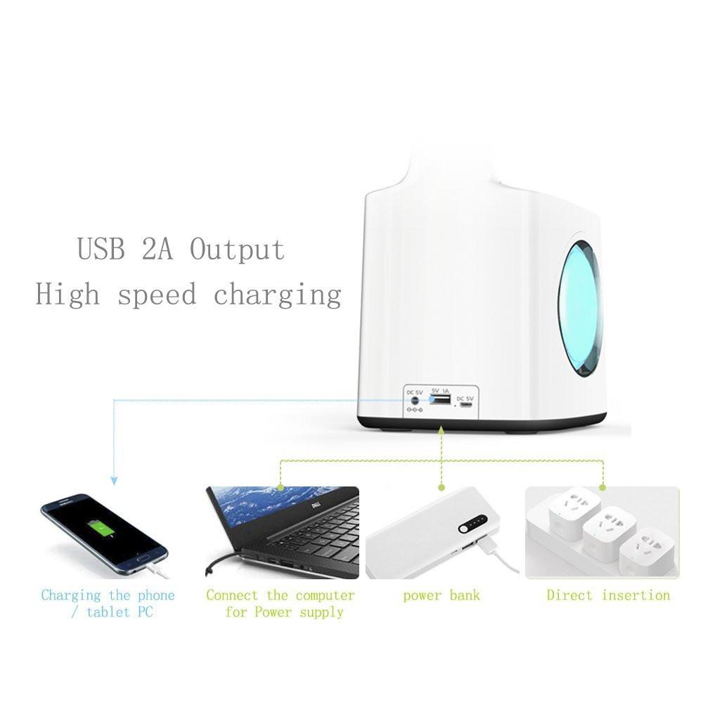 Study LED Desk Lamp USB Charging Port&Screen&Calendar&Colors Night Light Kids Dimmable Table Lamp With Pen Hold.