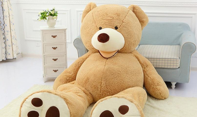 Giant Teddy Bear Plush Toy Huge  Soft Toys  Leather Shell.