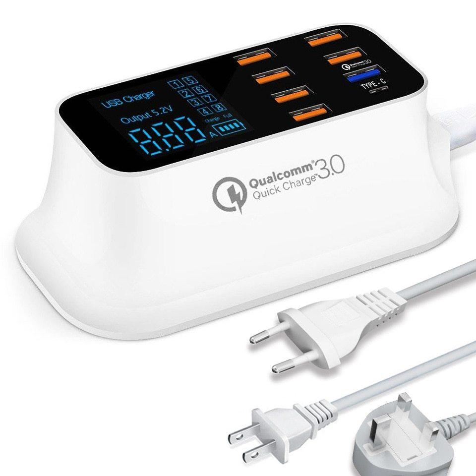 Quick Charge 3.0 Ordinary Smart USB Charger Station.