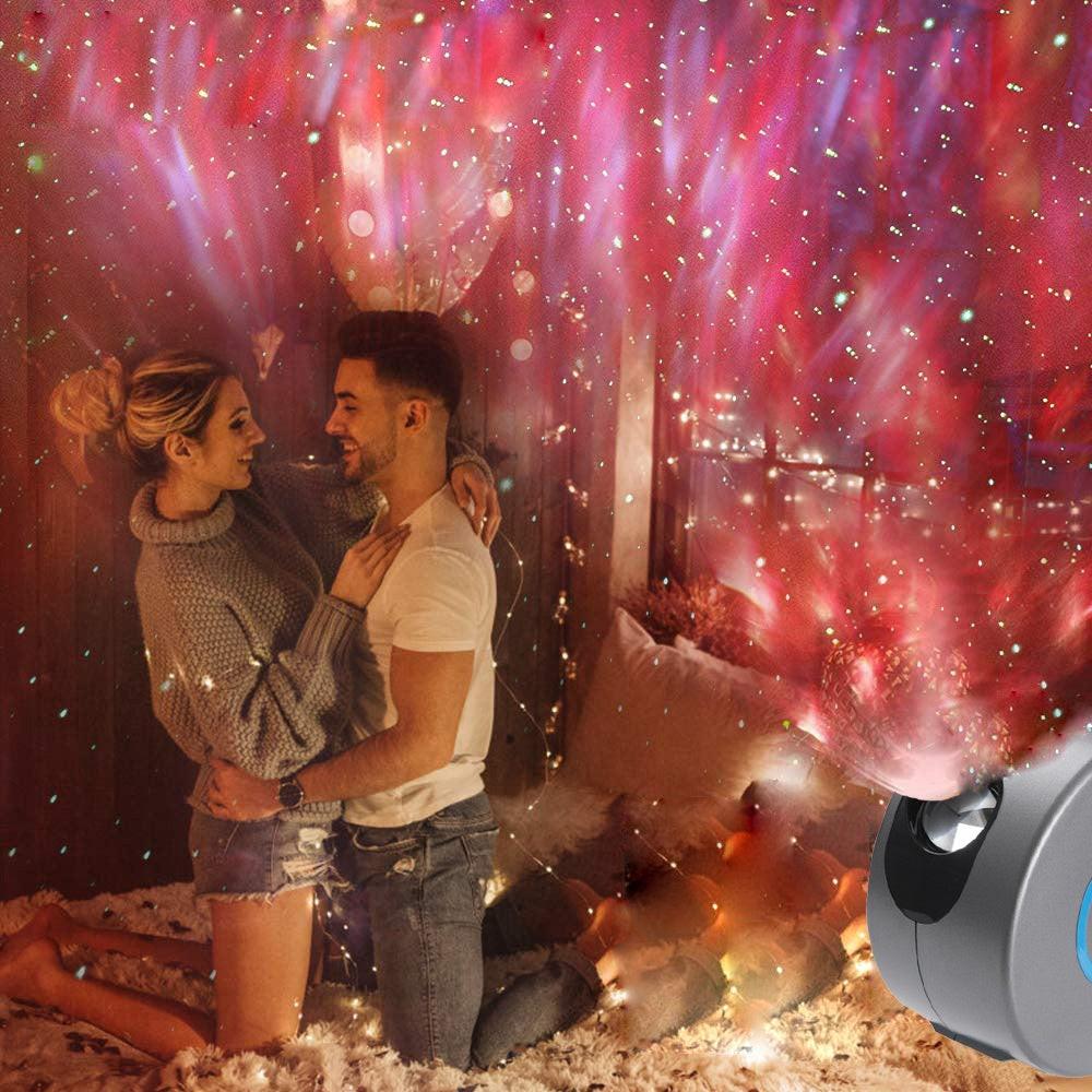 Galaxy Starry Sky Projector Rotating.