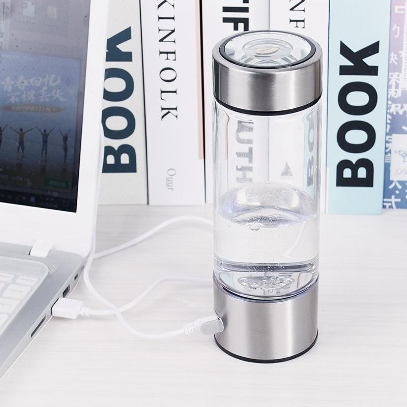 Hydrogen Water Bottles Electric Hydrogen Rich Water Generator Bottle New Technology Rechargeable Portable Antioxidant.