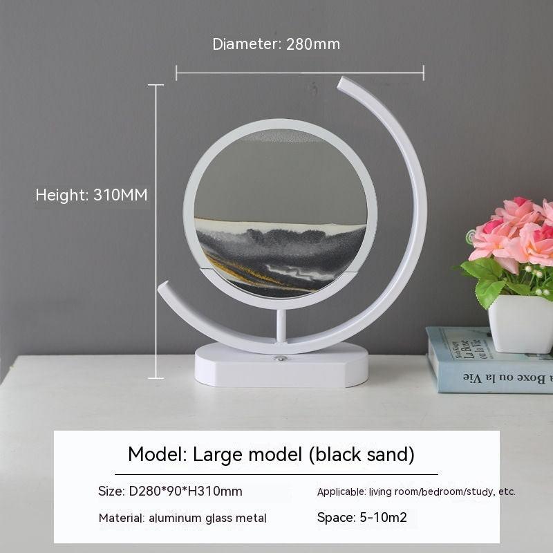 High-end Business Gifts Quicksand Painting 3D Living Room Decorations Lights Creative Lamp Led Lights.