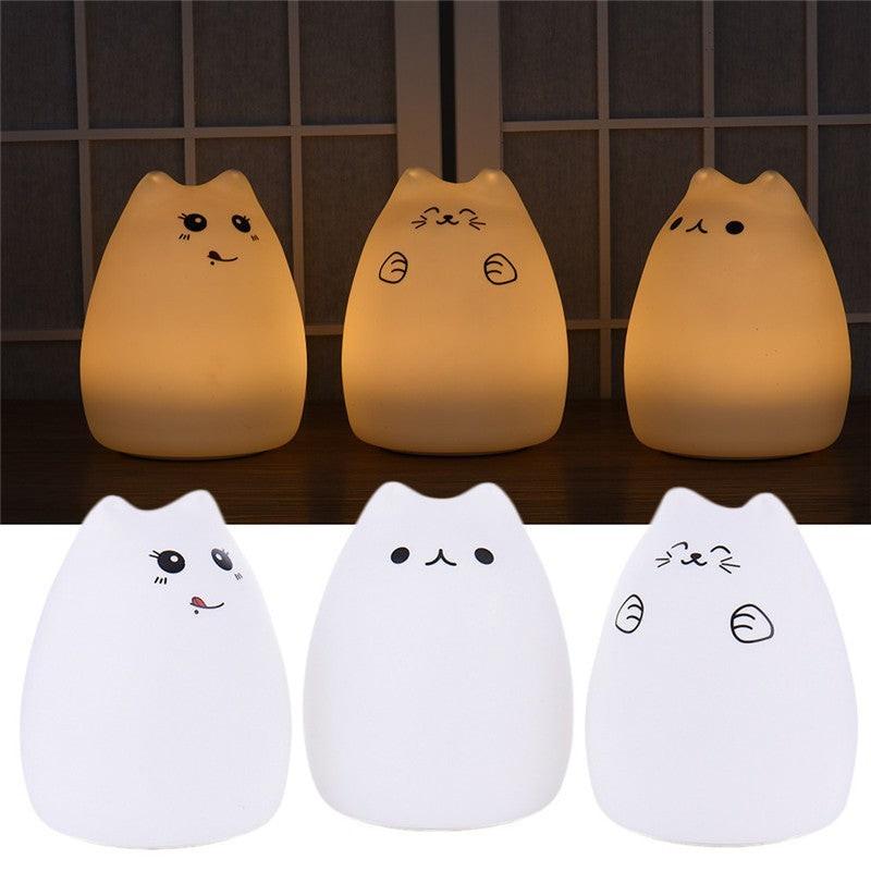 Silicone Touch Sensor LED Night Light For Children Baby Kids.