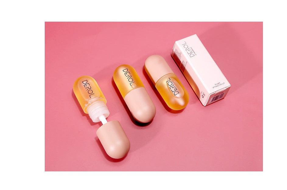 Day Night Instant Volume Lip Plumper Oil Clear Lasting Nourishing Repairing Reduce Lip Fine Line Care Lip Beauty Cosmetic.