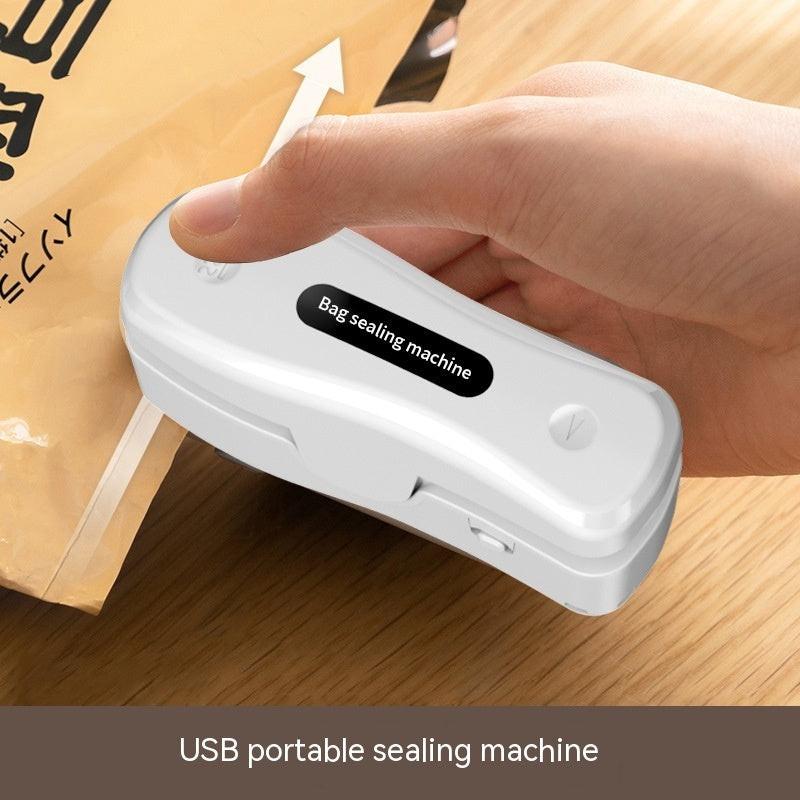 Rechargeable Small USB Mini Sealing Machine Portable Kitchen Gadgets.