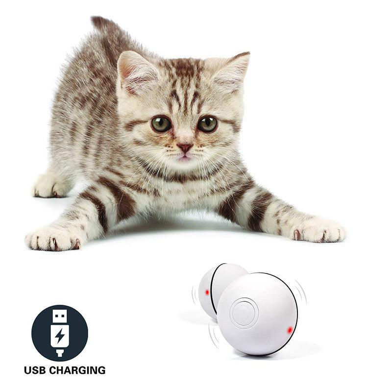 LED Laser Electronic Rolling Pet Funny Cat Toy Ball.