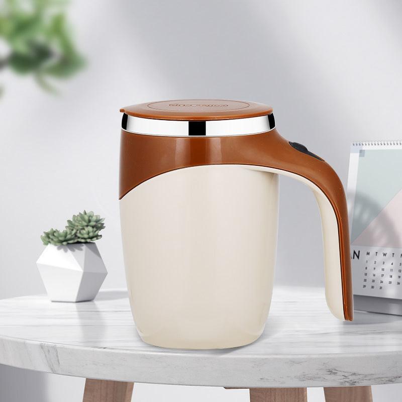 Rechargeable Model Automatic Stirring Cup Coffee Cup High Value Electric Stirring Cup Lazy Milkshake Rotating Magnetic Water Cup.