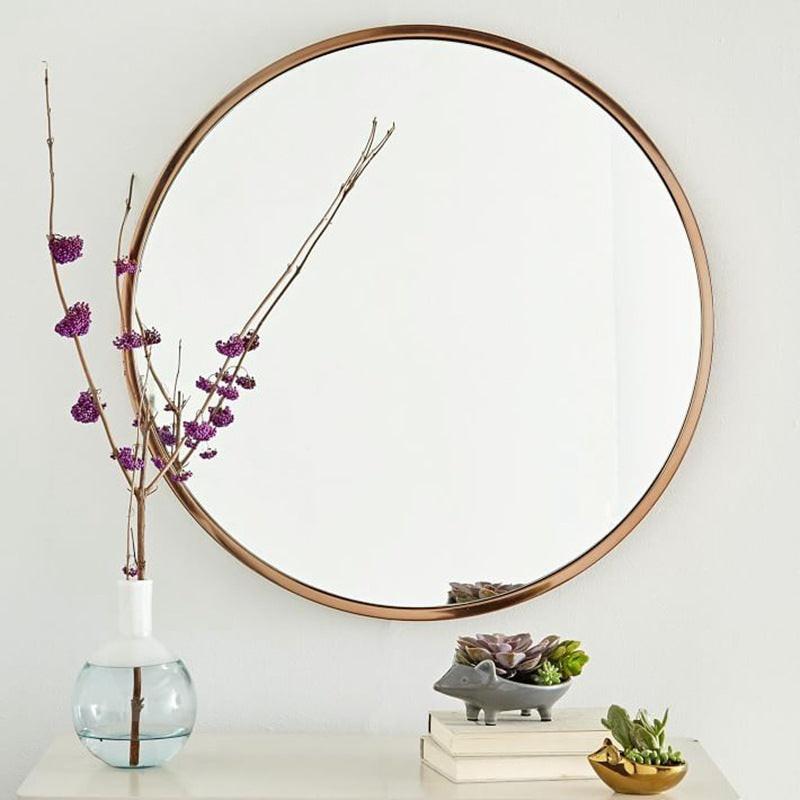 Bathroom wall bathroom mirror wall hanging decorative mirror.