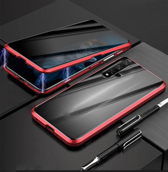 Phone Case Anti-peep Magnetic Protective Shell Magnetic Privacy Glass Case For Phone.