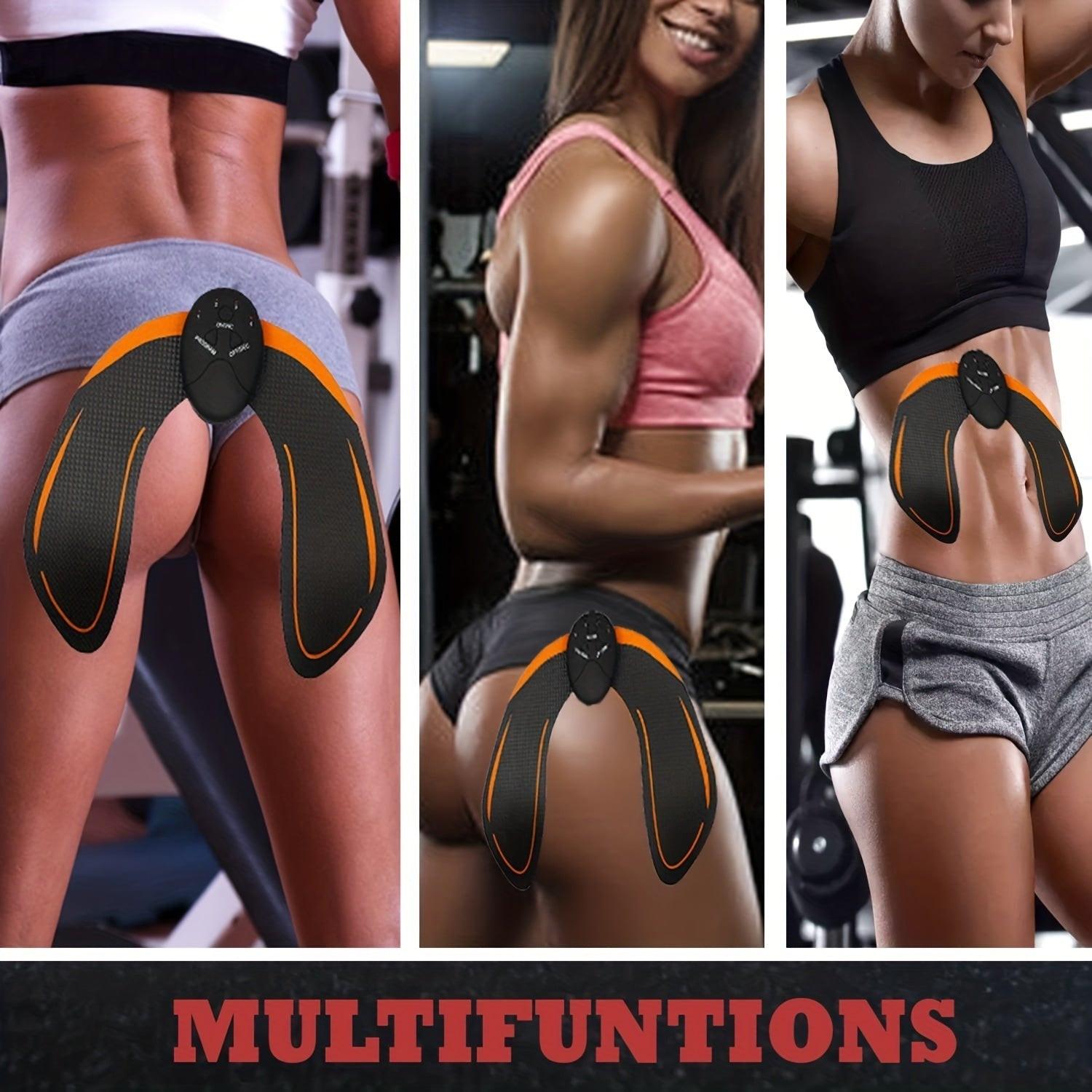 Hip Trainer, Buttock Lift Massage Device Smart Fitness Exercise Gear Home Office, Portable U-Shape Butt Lifting Workout Equipment Gifts For Women.