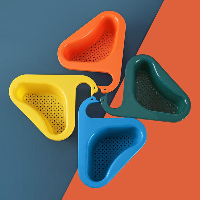 Household Sink Hanging Fruit And Vegetable Filter Water Drain Basket Kitchen Dry And Wet Separation Swan Drain Basket.
