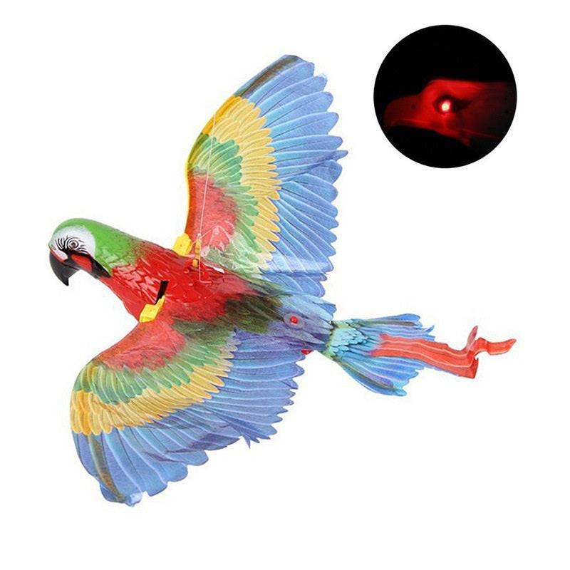 Simulation Bird Cat Interactive Pet Toys Hanging Eagle Flying Teasering Play Kitten Dog Toys Animals Cat Accessories Supplies.