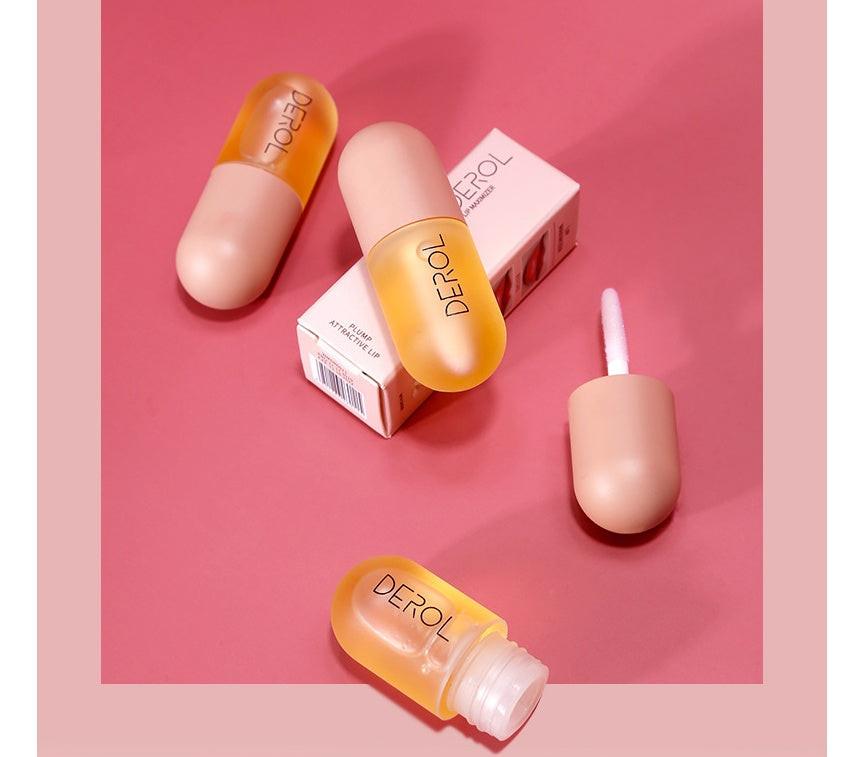 Day Night Instant Volume Lip Plumper Oil Clear Lasting Nourishing Repairing Reduce Lip Fine Line Care Lip Beauty Cosmetic.