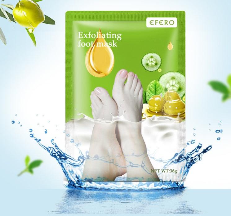 Exfoliating Foot Mask Foot SPA Pedicure Socks Removing Dead Skin Whitening Heels Feet Peeling Anti Cracked Foot Skin Care.