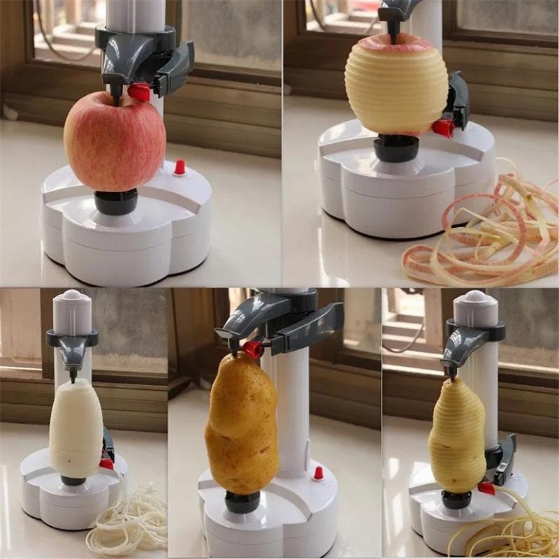 Multifunction Electric Peeler for Fruit Vegetables kitchen Accessories Cutter Machine.