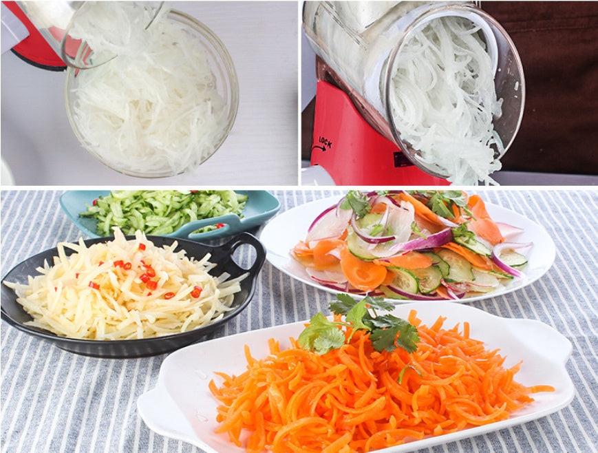 Manual Kitchen Accessories Multifunctional Round Mandoline Potato Slicer Vegetable Cutter Slicer Cheese Kitchen Gadgets.