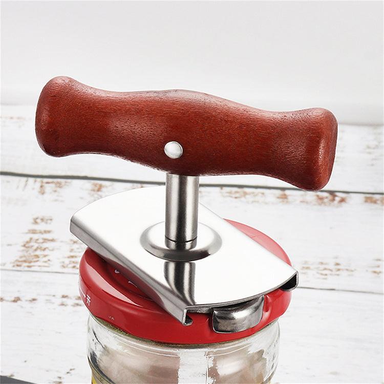 Stainless Steel Manual Screw Seal Adjustable Bottle Opener.