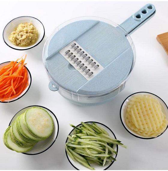 8 In 1 Mandoline Slicer Vegetable Slicer Potato Peeler Carrot Onion Grater With Strainer Vegetable Cutter Kitchen Accessories.