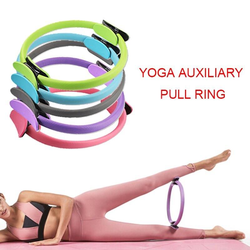 Yoga Fitness Pilates Ring Women Girls Circle Magic Dual Exercise Home Gym Workout Sports Lose Weight Body Resistance.