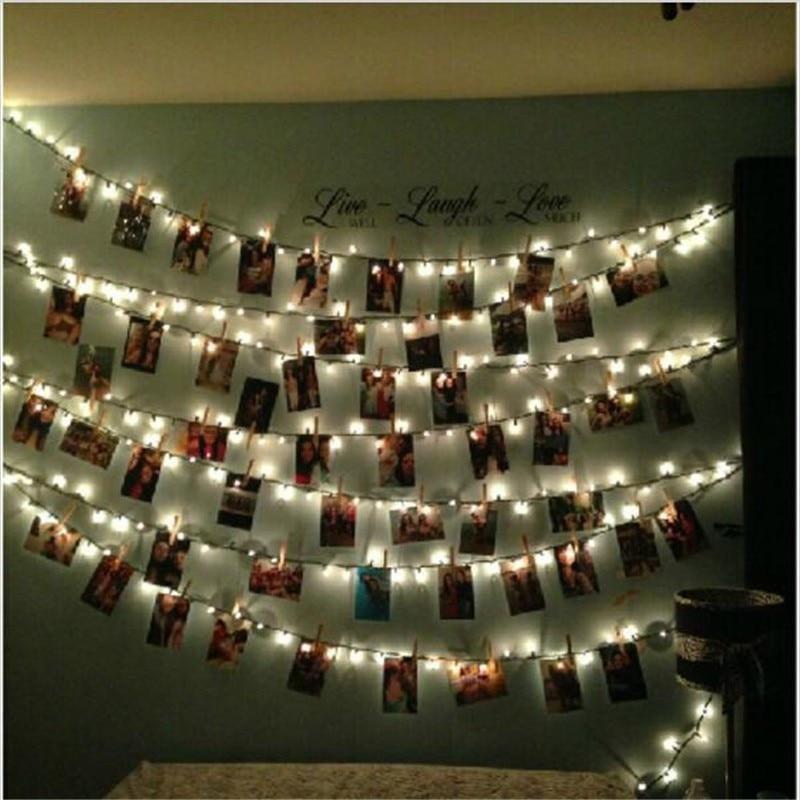 LED Photo Holder String Lights.