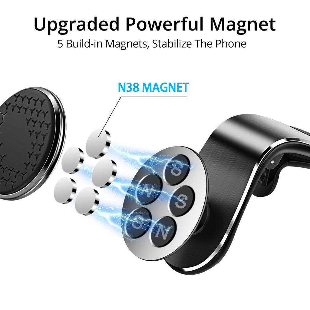 Magnetic Car Phone Holder Air Vent Magnet Mount Smartphone Phone Holder Car Rotation Bracket.