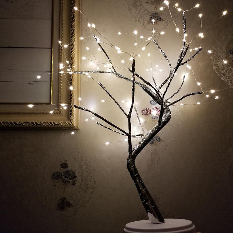Tree Light Touch Switch Pearl Star Night Light.