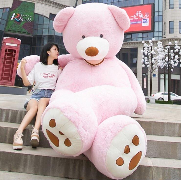 Giant Teddy Bear Plush Toy Huge  Soft Toys  Leather Shell.