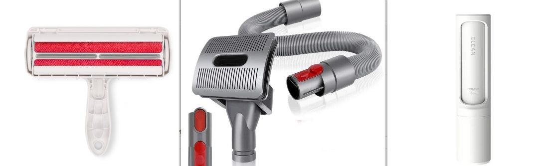 2-1 Reusable Pet Hair Remover Brush Lint Roller Portable Effective Self Cleaning Tool for Cat Dog Fur Hair Dust Removal Brush.