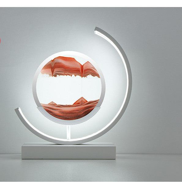 High-end Business Gifts Quicksand Painting 3D Living Room Decorations Lights Creative Lamp Led Lights.