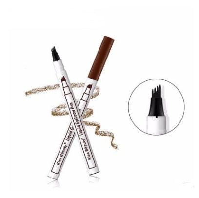 Waterproof Natural Eyebrow Pen Four-claw Eye Brow Tint Fork Tip Eyebrow Tattoo Pencil.